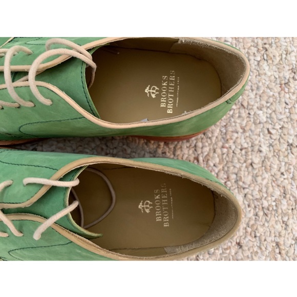 Brooks Brothers Green Suede Classic Bucks - Picture 4 of 5